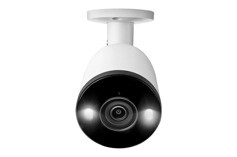 Lorex 4K 8-Channel 2TB NVR CCTV System with Smart Deterrence Bullet Cameras and 2K Indoor Cameras
