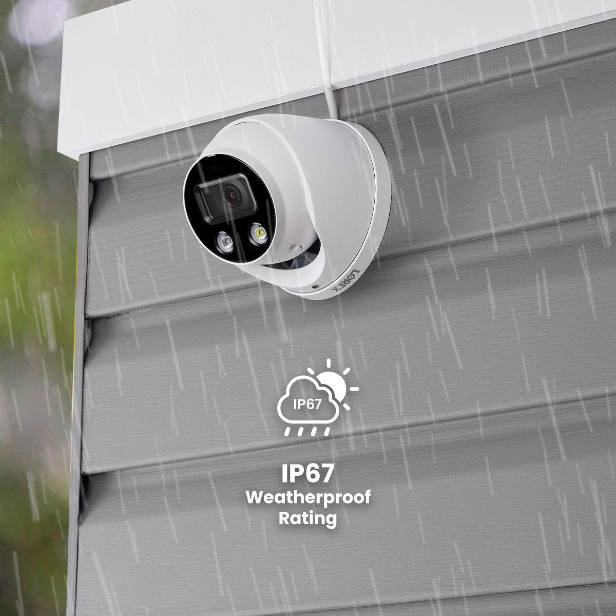 Lorex 8-Channel 2TB Fusion Network Video Recorder with 4K Ultra HD Smart Deterrence Dome Cameras