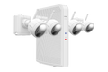 Lorex 2K 8-Channel 1TB NVR System with Four Outdoor Battery Security Cameras