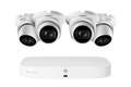 Lorex Fusion Series 4K 16 Camera Capable (8 Wired + 8 Fusion Wi-Fi) 2TB Wired NVR System with A14 IP Dome Cameras