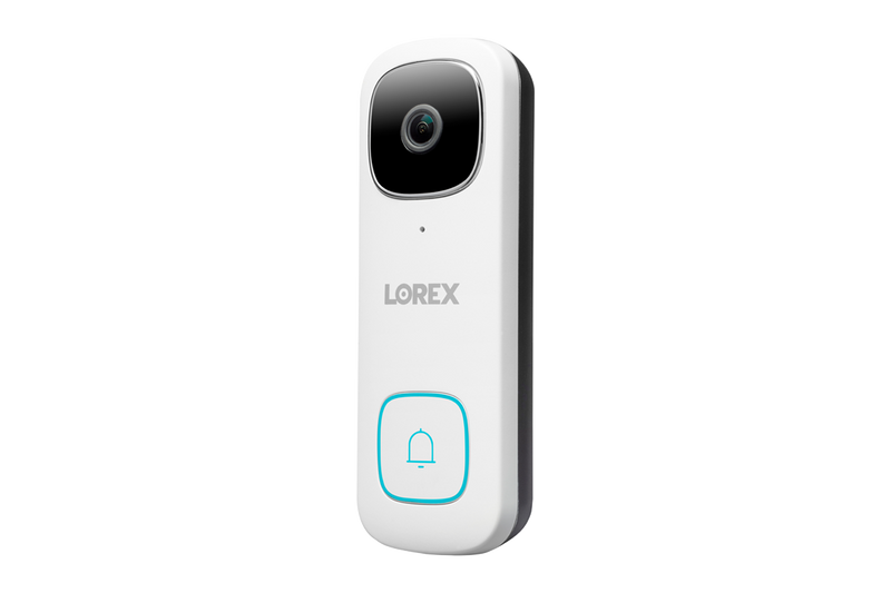 Lorex 4K 8-Channel 2TB NVR with Smart Deterrence IP Bullet Cameras with 2K Pan-Tilt Indoor Camera and 2K Wired Doorbell
