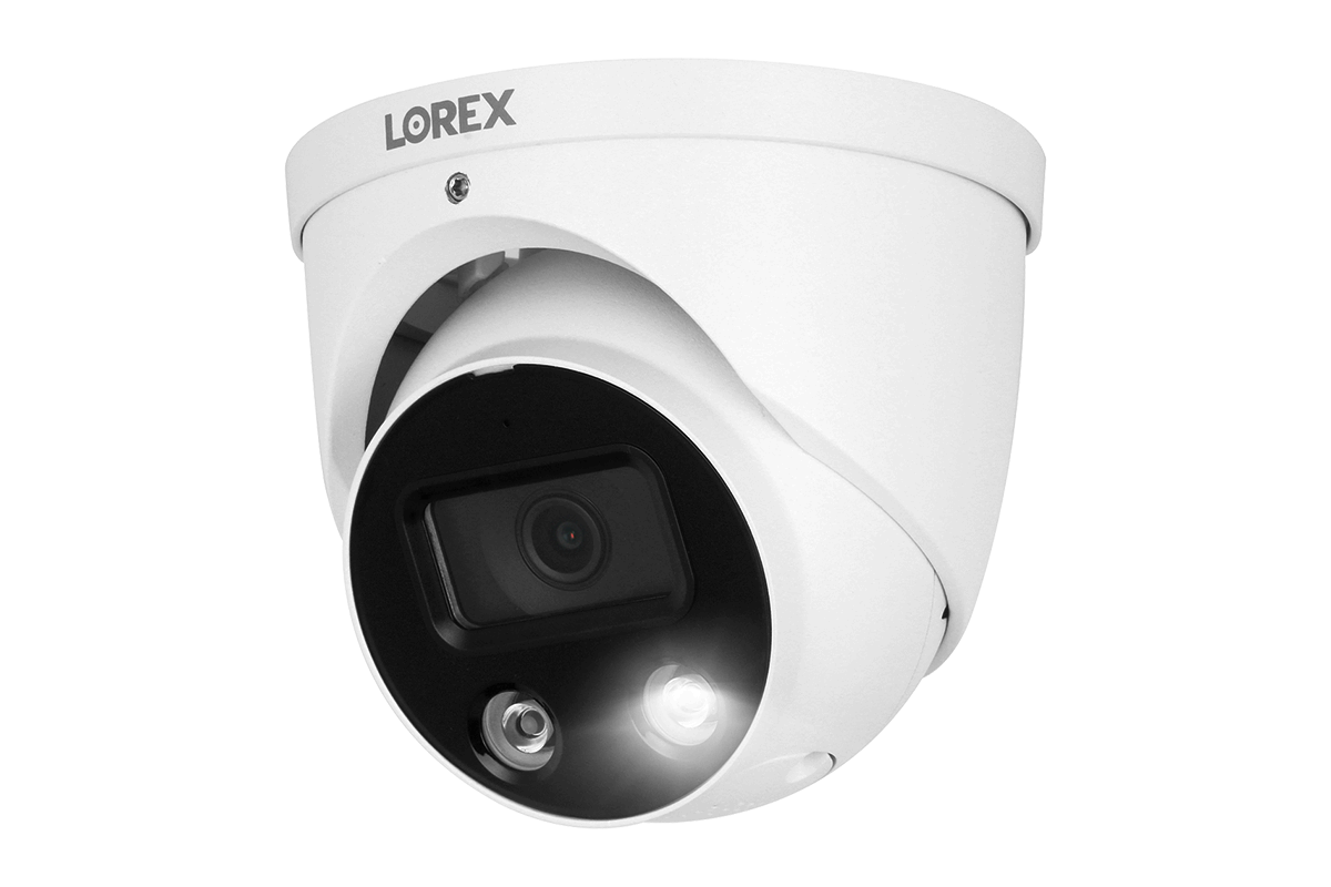 Lorex Fusion 4K 16-Channel 3TB NVR Wired System with IP Dome Cameras Featuring Smart Deterrence and 2-Way Audio