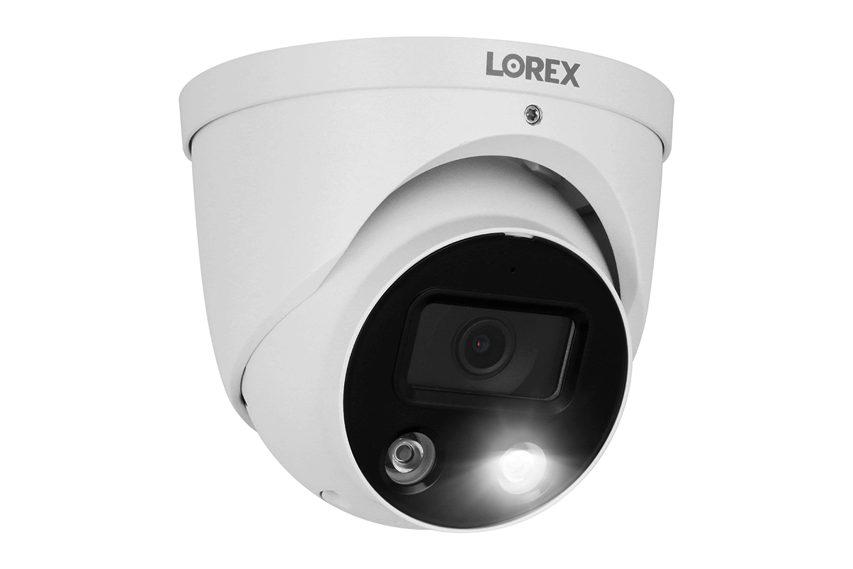 Lorex Fusion 4K 16-Channel 3TB NVR Wired System with IP Dome Cameras Featuring Smart Deterrence and 2-Way Audio