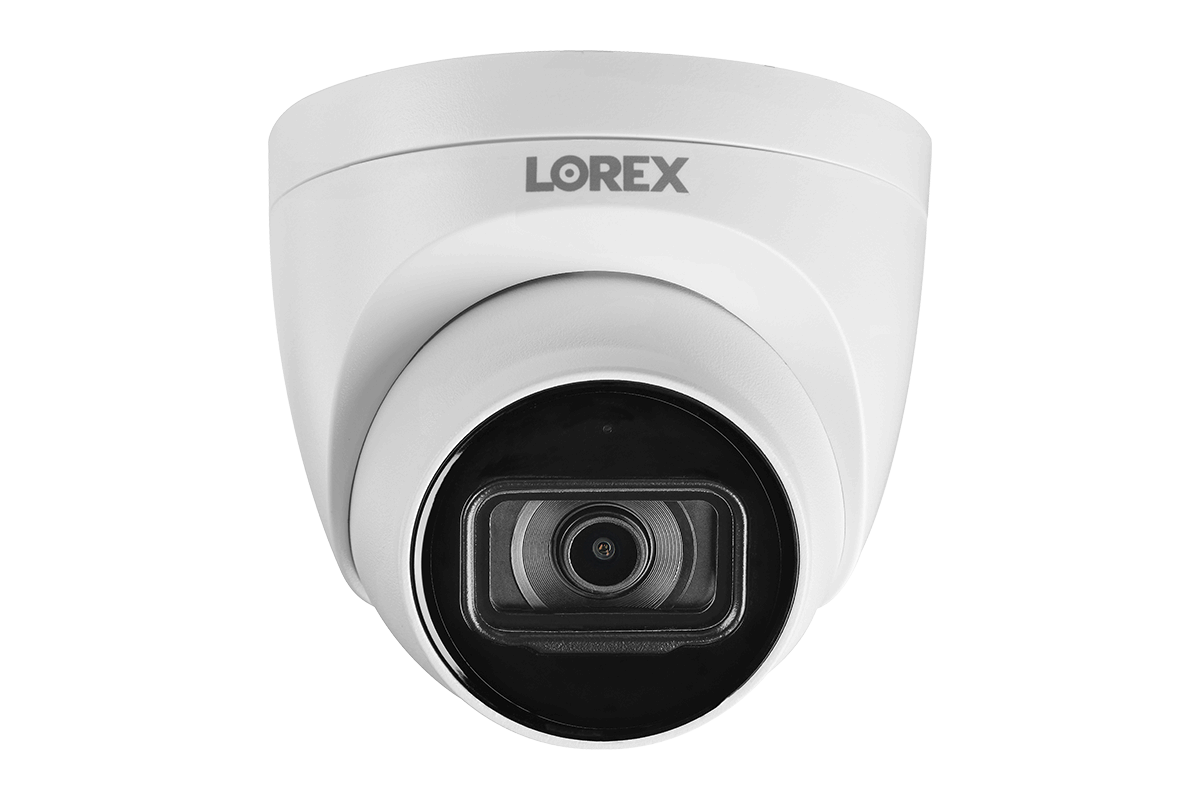 Lorex Fusion 4K 8-Channel 2TB NVR CCTV Wired System with Dome Cameras Featuring Listen-In Audio