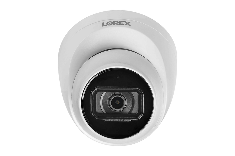 4K Ultra HD IP Dome Security Camera with Listen-In Audio