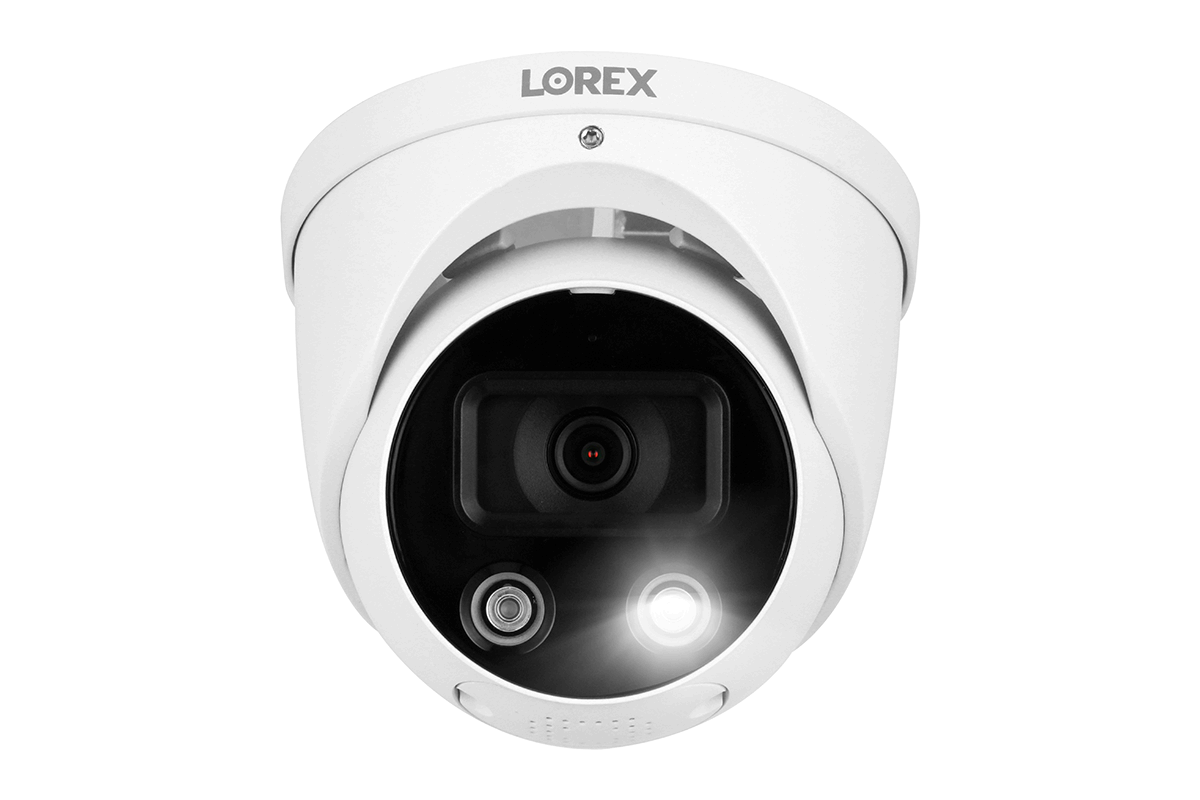 Lorex Fusion 4K 16-Channel 3TB NVR Wired System with IP Dome Cameras Featuring Smart Deterrence and 2-Way Audio