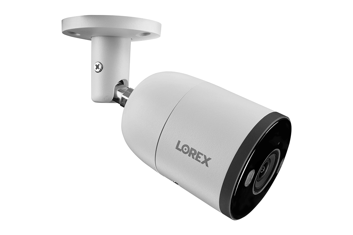 Lorex Fusion 4K 16-Channel 3TB NVR CCTV Wired System with IP Bullet Cameras Featuring Smart Deterrence and 2-Way Audio