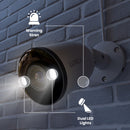 Lorex 16-Channel (8 Wired, 8 Fusion Wi-Fi) 2TB NVR CCTV System with 4K Ultra HD Smart Deterrence Bullet Cameras - image 3 of 7