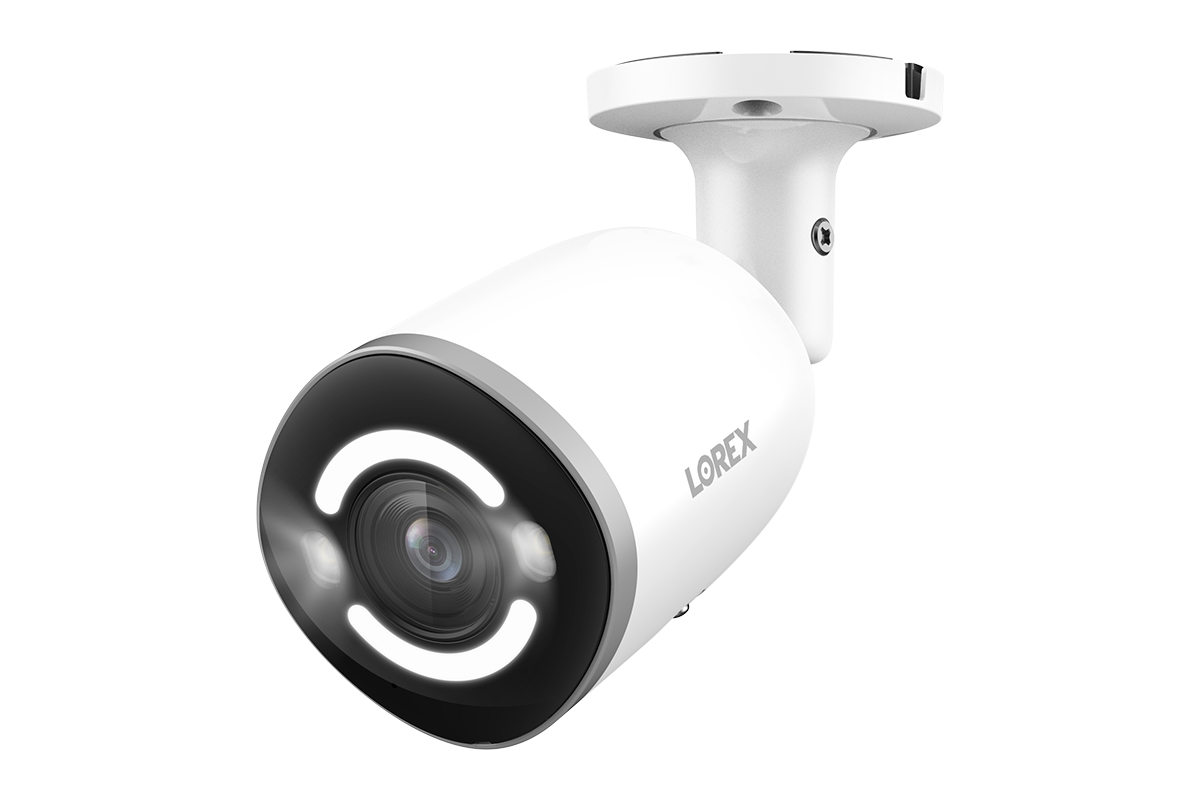 Lorex Fusion 4K 16 Camera Capable (8 Wired + 8 Fusion Wi-Fi ) 2TB Wired NVR System with 6 Smart Security Lighting Cameras