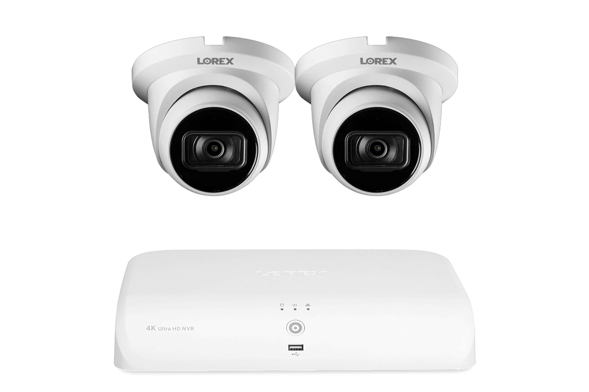 A14 Series - 4K IP (PoE) Wired Security Cameras with Fusion Series NVR