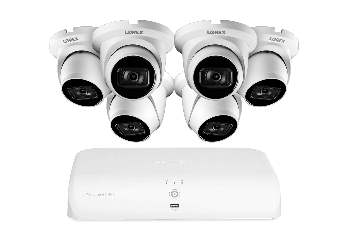 A14 Series - 4K IP (PoE) Wired Security Cameras with Fusion Series NVR