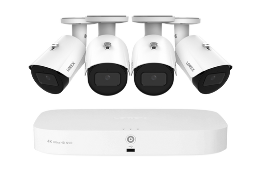 Lorex Fusion Series 4K 16 Camera Capable (8 Wired + 8 Fusion Wi-Fi) 2TB Wired NVR System with A14 IP Bullet Cameras