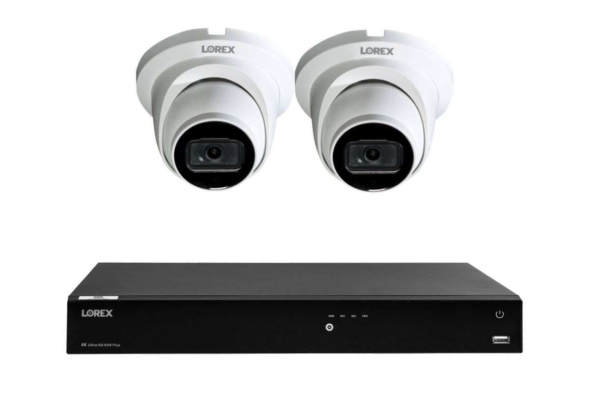 A14 Series - 4K IP (PoE) Wired Security Cameras with Fusion Series NVR