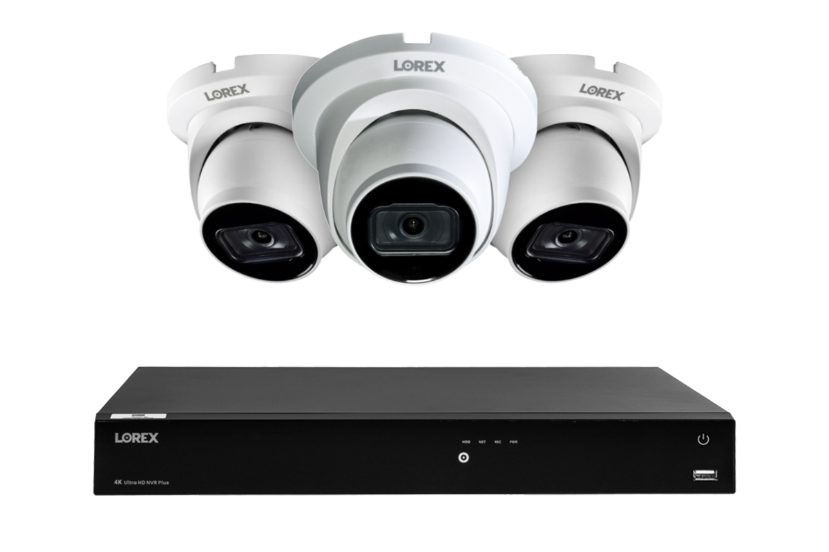 A14 Series - 4K IP (PoE) Wired Security Cameras with Fusion Series NVR