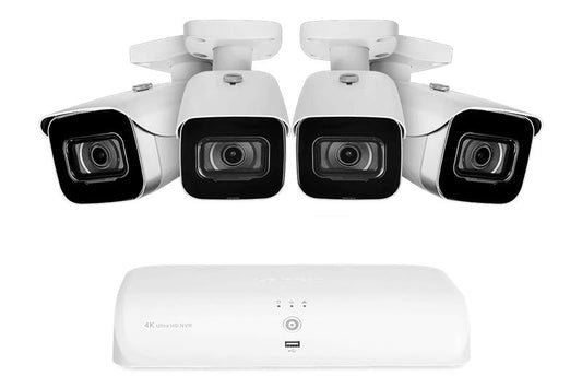 Lorex Fusion 4K 16-Channel (8 Wired 8 Fusion Wi-Fi) 2TB NVR CCTV System with Bullet Cameras