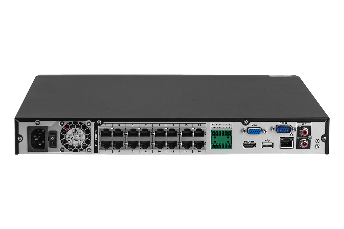 Lorex Fusion 4K 16-Channel 3TB NVR CCTV Wired System with IP Bullet Cameras Featuring Smart Deterrence and 2-Way Audio