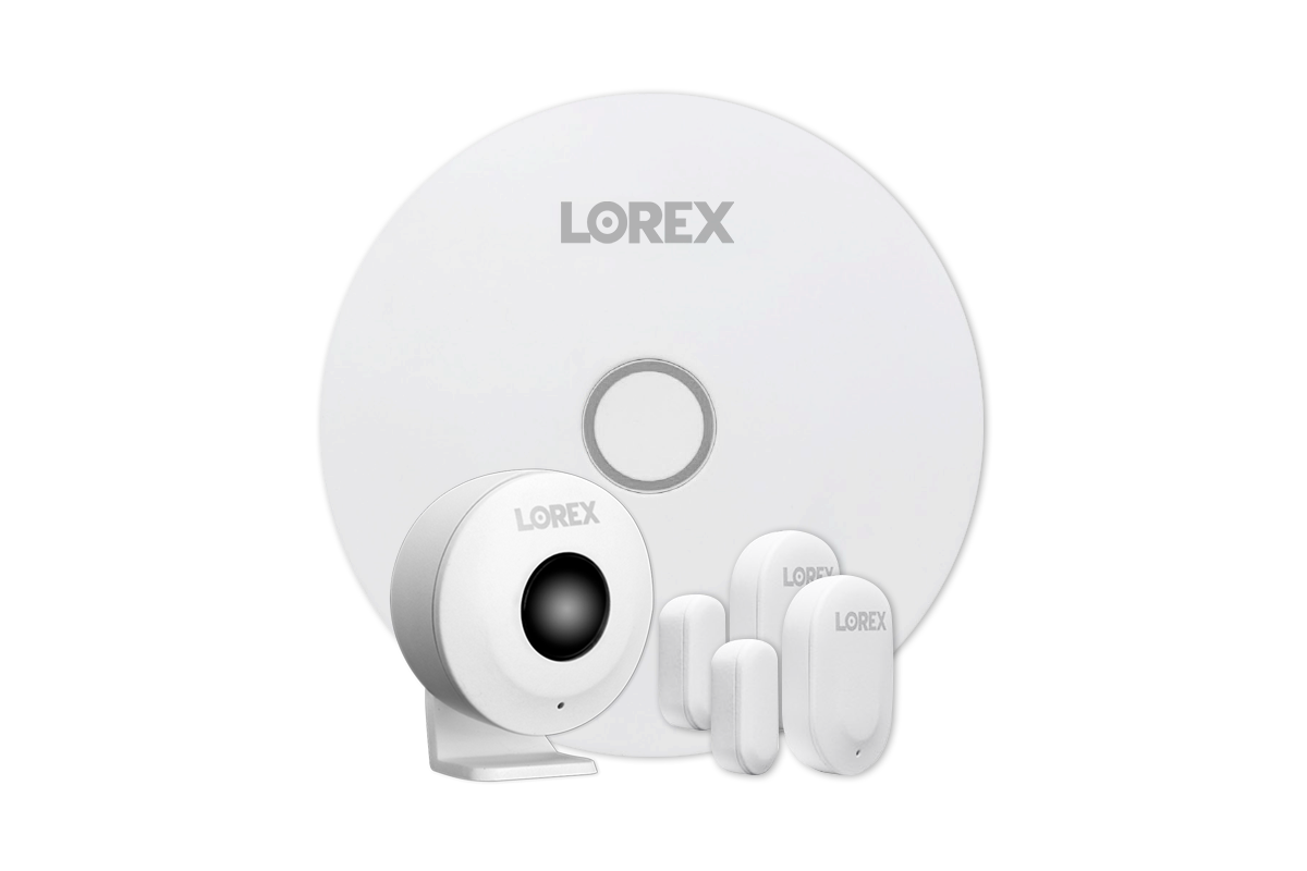 Lorex 4K 8-Channel 2TB Wired System with 4 Cameras + Smart Sensor Kit