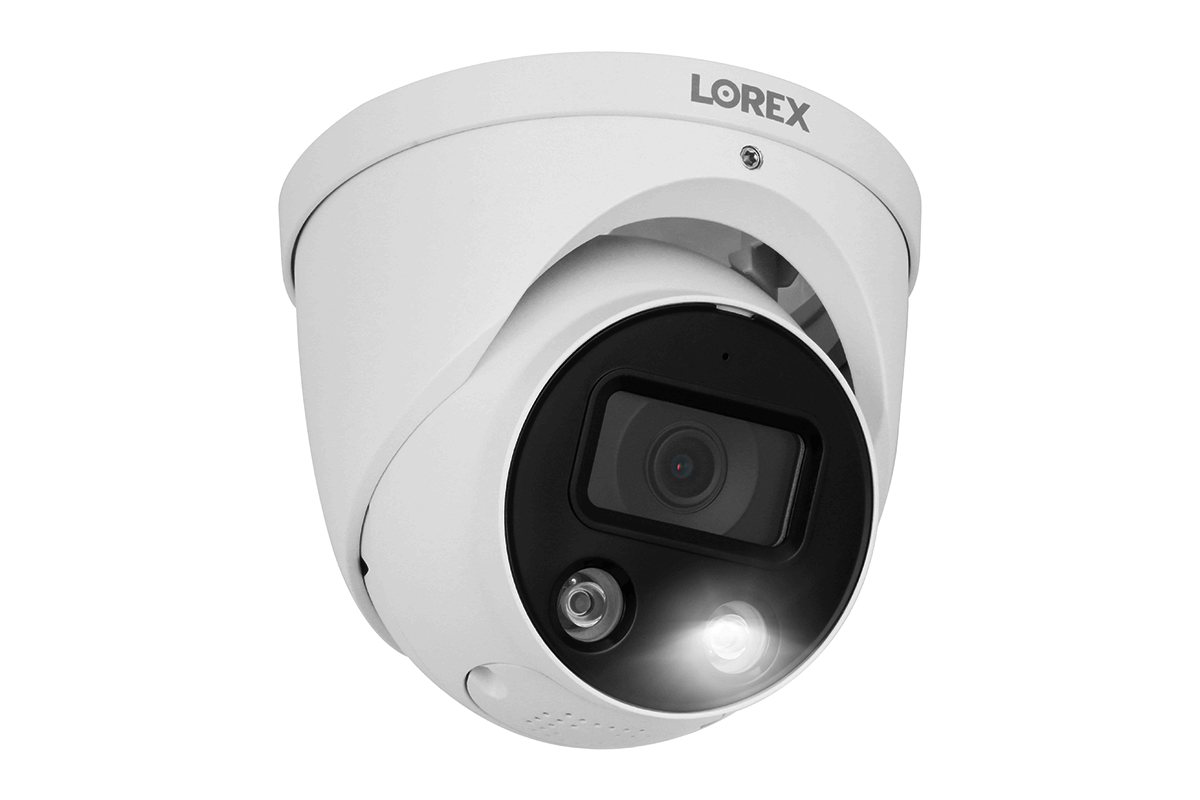 Lorex Fusion 4K 16-Channel 3TB NVR Wired System with IP Dome Cameras Featuring Smart Deterrence and 2-Way Audio