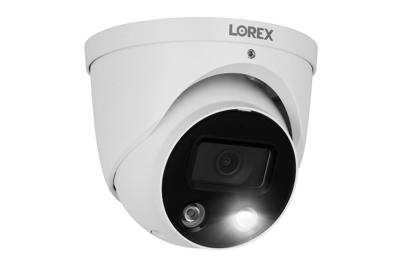 4K Ultra HD Smart Deterrence IP Dome Camera with Smart Motion Detection Plus - E893DD-EP