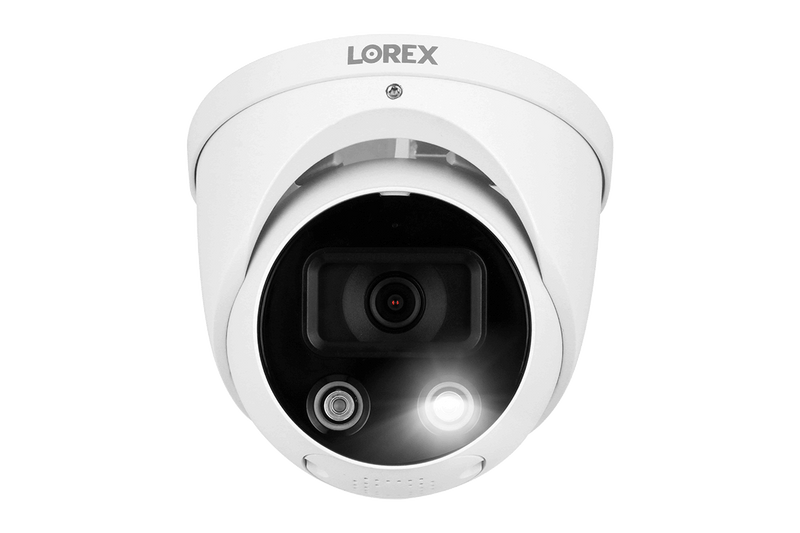 4K Ultra HD Smart Deterrence IP Dome Camera with Smart Motion Detection Plus - E893DDP