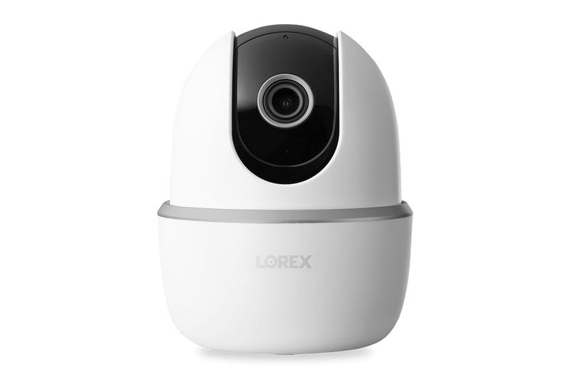 Lorex 4K 8-Channel 2TB NVR with Smart Deterrence IP Dome Cameras with 2K Pan-Tilt Indoor Camera and 2K Wired Doorbell - N4K2SD-84WDK-DP